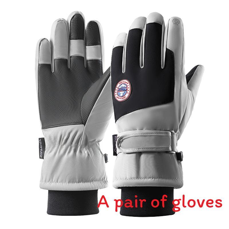 Snow Ski Gloves Women Men Touchscreen Waterproof Windproof Thick Oxford Fabric For Winter Outdoor Sports