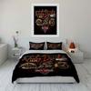 Vintage motorcycle and logo. Bedding sets Duvet cover sets Duvet covers Pillowcases(1*Duvet Cover 2*Pillowcases without duvet insert)