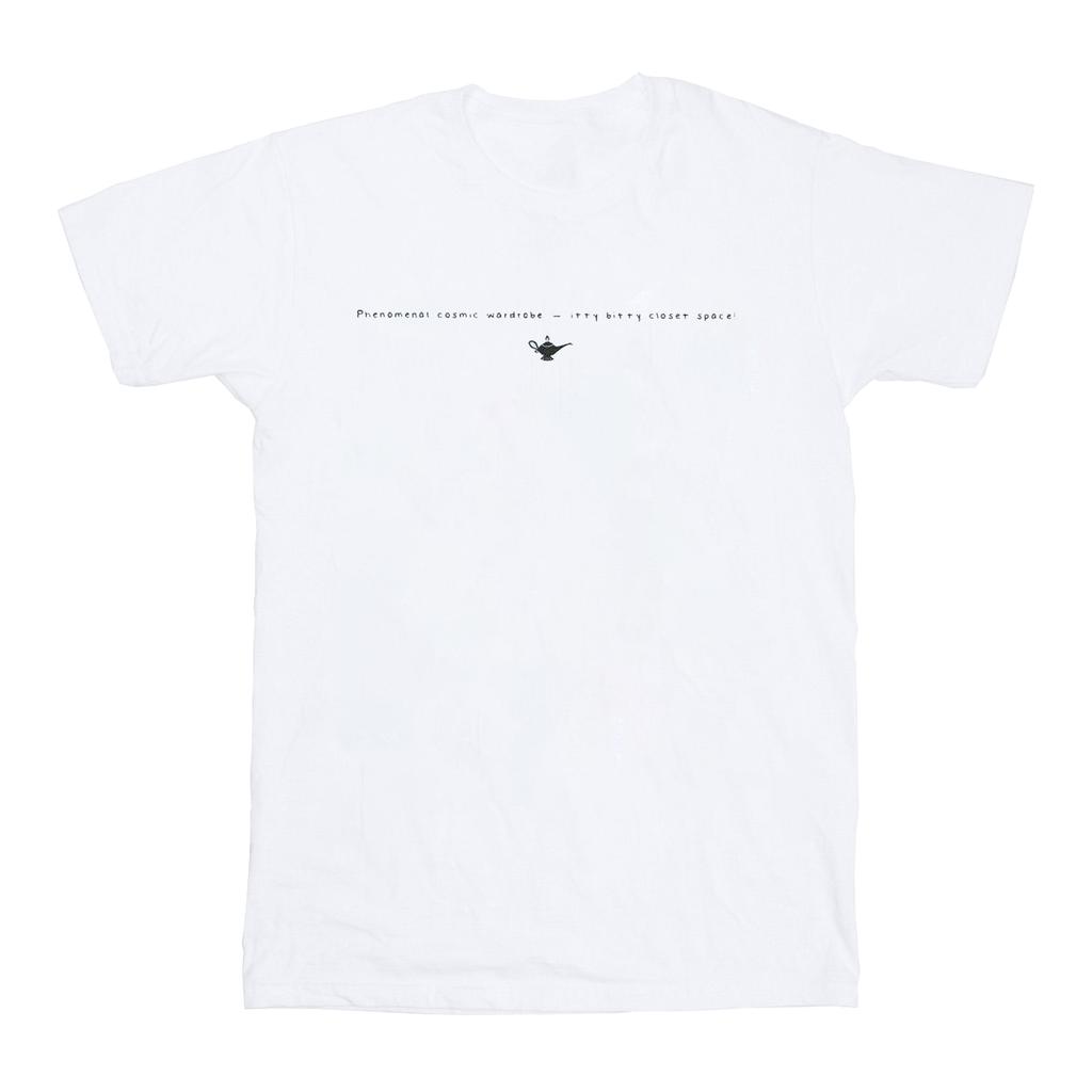 Disney Damen Aladdin Kosmisches Kleiderschrank Baumwoll-T-Shirt