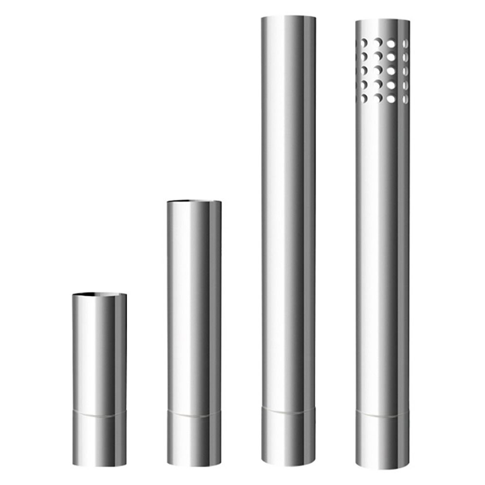 Diameter 6CM Chimney Pipes Stainless Steel Stove Pipes Flue Extension Tube  Tents