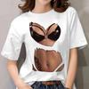 Vtipné 3D tištěné dámské tričko top léto sexy dámské oblečení Harajuku zábavné oblečení móda tričko s krátkým rukávem