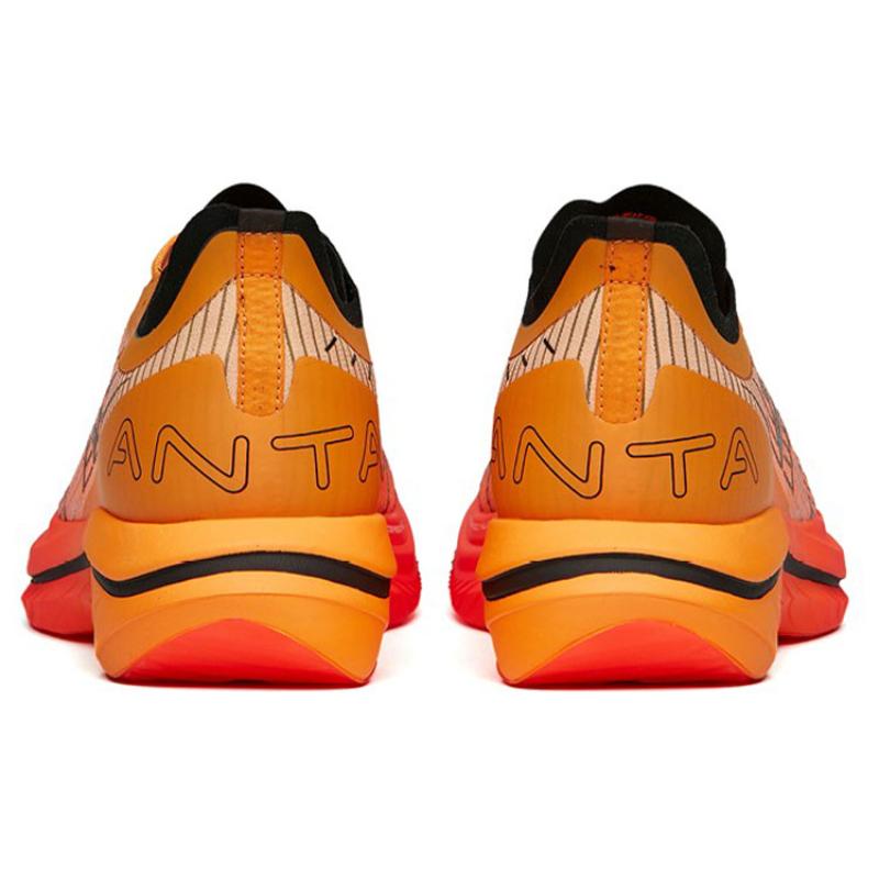 Anta C202 GT Running Shoes Women's Low Top Orange/Black Sneakers