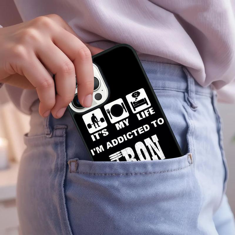 Bodybuilding Gym Fitness Phone Case For iPhone 17 Air 15 16e 14 13 Pro Max Coque 12 11 Pro Max PLUS cover