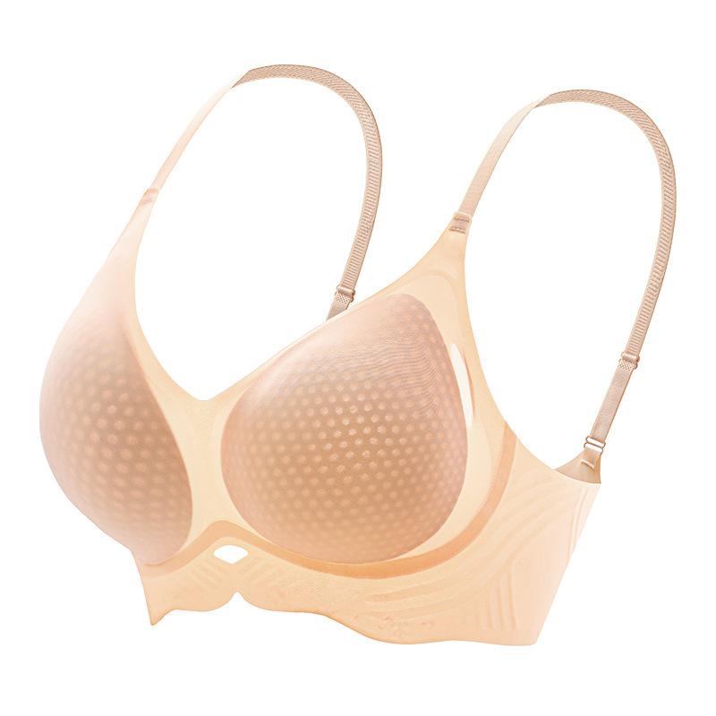 Women's Summer Refreshing and Breathable Collection of Secondary Breasts Anti-sagging and Seamless Cool Bra Cover Women
