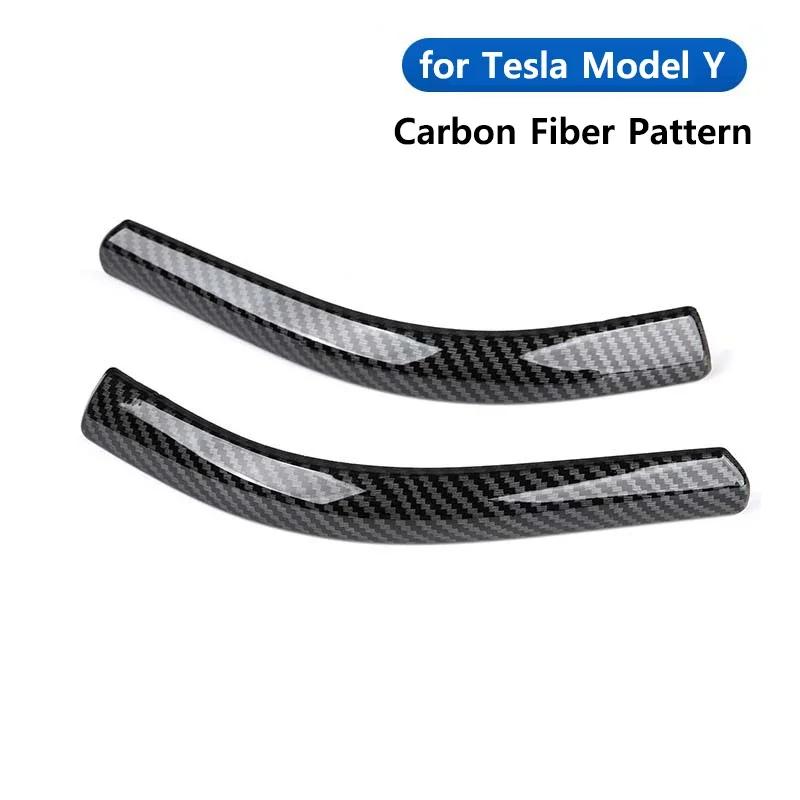 2PCS for Tesla Model Y Juniper 2025 Model 3 Highland Rearview Mirror Protector Edge Protection Buffer Trim Strip Anti-collision