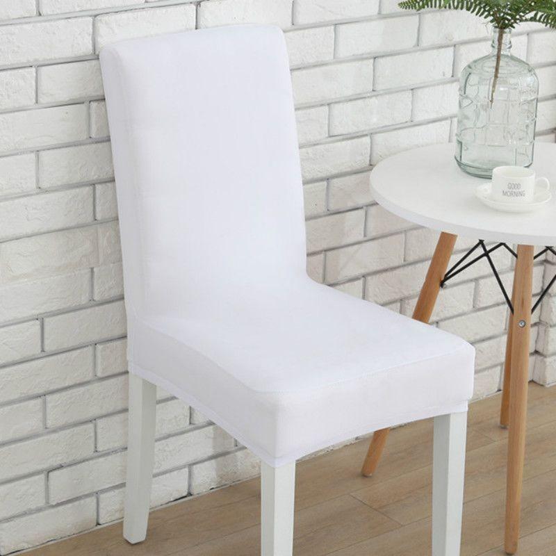 Solid Color Stretch Chair Cover Furniture Living Room Accessorie Decoration