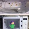 Angry Mama Microwave Oven Steam Cleaner, Just Add Vinegar and Water, Green