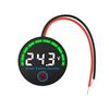DC7-55V Voltage and Power Indicator Round LED Indicator Universal Battery Power Display for Lithium Batteries Power-Off Memory