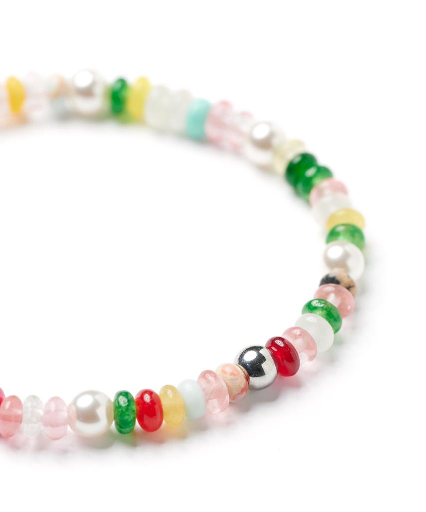 Polalita Multicolor Mini Pearl Bracelet (Plt-Br-069_Iv)