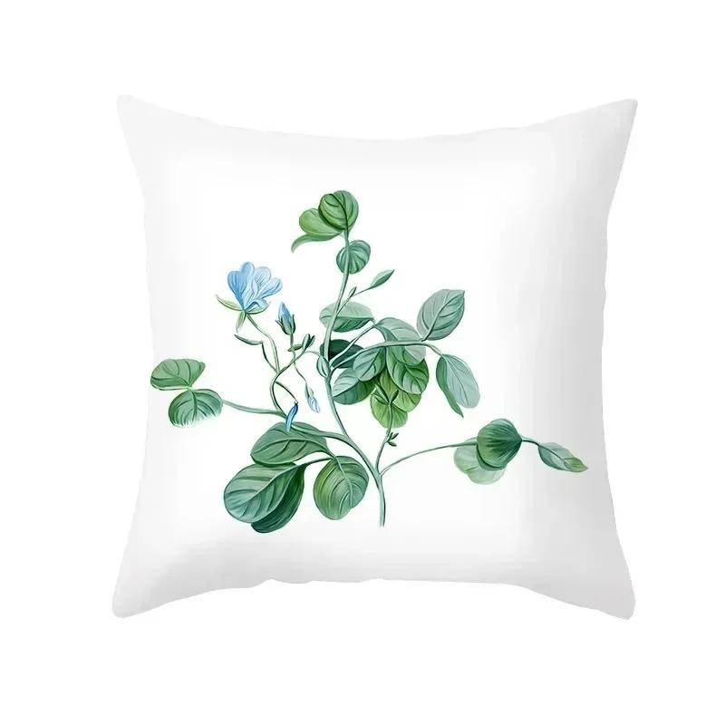 Frische Tuscheblumen-Druck Kissenbezug Büro Wohnzimmer Auto Ornamente Heim-Kissenbezug
