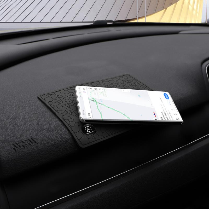 IXEA6 PVC Car Non Slip Mat Dashboard Phone Anti Slip Gel Pad For Mercedes Benz AMG W205 C300 W203 W206 W108 W124 W126 W140 W168 W169