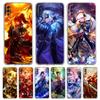 Custodia per telefono Xiao Genshin Impact per Samsung Galaxy A52 A50 A70 A30 A40 A20E A10S A20S A02S A04s A12 A22 A32 A72 5G Cover trasparente