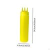 Bottle, Ketchup Pressure Dispenser, Triple Nozzle, Reusable Salad Dressing Seasoning