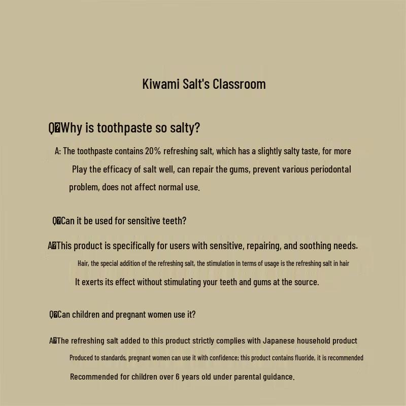 EBISU Japanese Extreme Salt Toothpaste