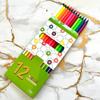 12Pcs Wood Colorful Pencils, Pre-sharpened Coloring Pencils 12 Color Drawing Pencils for Kid Coloring Book, Scrapbooking