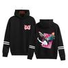 Felpa con Stampa Trendy Cyberpunk - Autunno/Inverno, Vellutata Interna, Unisex, Felpa con Cappuccio