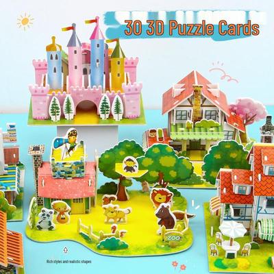 Puzzle 3D per Bambini: Giocattolo Educativo Interattivo Genitore-Figlio (Età 3-6)