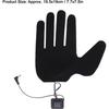 Heated Glove Liner, Electric Gloves Pad, 5 Finger Gloves Heater with 3