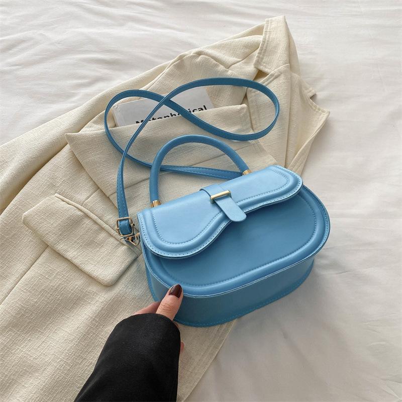 Νέα μοντέρνα ανοιξιάτικη τσάντα χιαστί με έναν ώμο, κορεατική έκδοση, απλή, μικρή, τετράγωνη τσάντα, γυναίκες, απλή, casual τσάντα