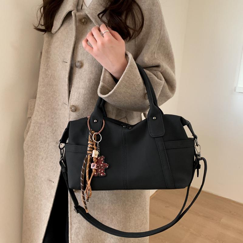 Premium Handbag Women's 2025 New Autumn and Winter Retro Shoulder Messenger Bag Women's Bag Fashion Boston Bag