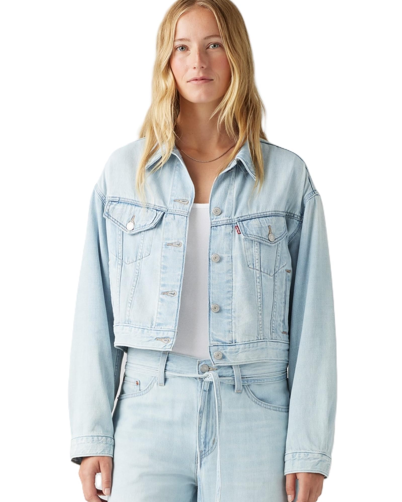 Levi s 90S Cropped Trucker Jacket Women s A9155-0010 US M
