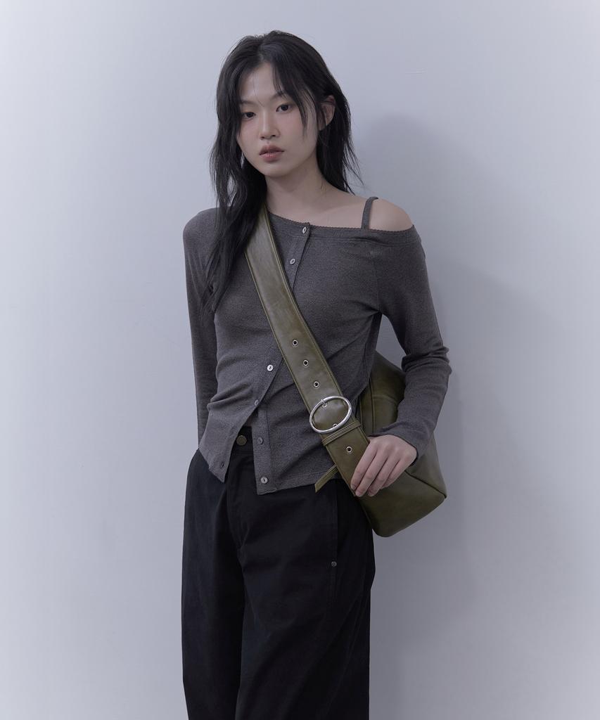 Haveawhale Buckle Two-Way Bag (Kh)
