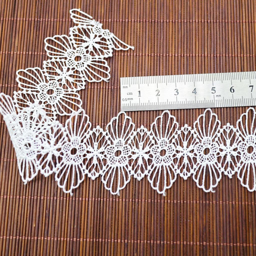 Hollow Candy Polyester Water-Soluble Lace Lace Clothing Decoration Material, Bilateral Handmade Lace Accessories