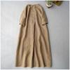 Women's Plus Size V-Neck Short Sleeve Linen Dress - Summer 2026