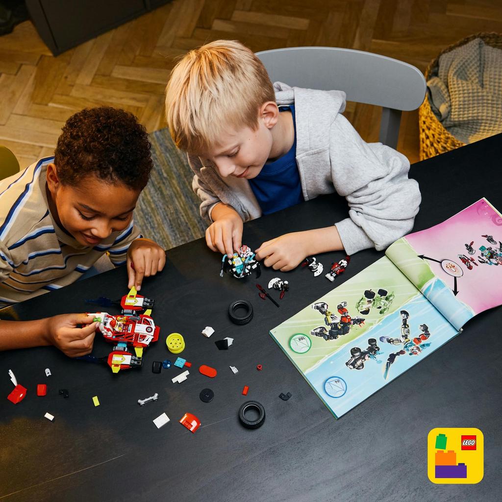 LEGO Dreams Tiger Mecha and Hot Rod Car Toy Birthday Present Block Boys Girls Children 9 Years Old 10 Years Old 11 Years Old Elementary School Pretend