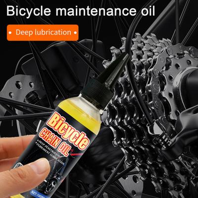 100 ml Fahrradkettenschmiermittel, langlebiges Mountainbike-Kettenschmiermittel, Reibungsreduzierung, Rennrad-Schmierkettenöl, Fahrradwartung