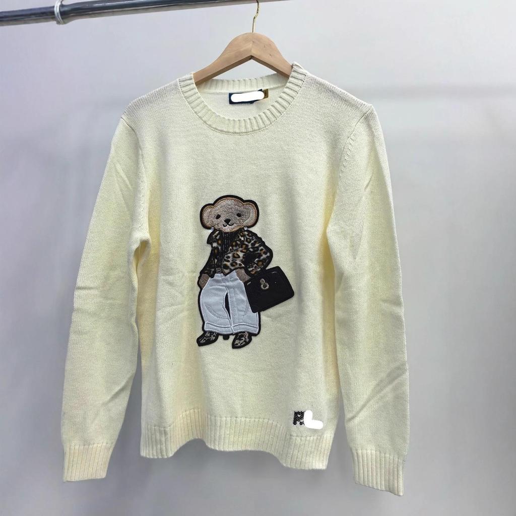 High-Quality Women's Wool Cashmere Teddy Bear Sweater - Autumn/Winter 2025 Collection