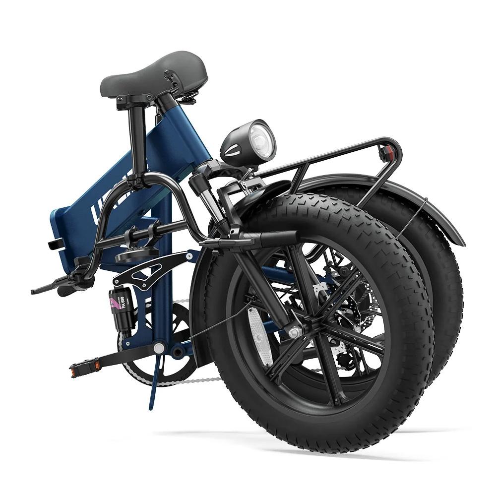 Electric Bicycle Foldable Urlife T5 20" Tire 750W Motor City Electric Bike For Adult 7 Speed Dual Disc Brakes 48V 13AH Max Load 120Kg
