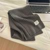 Woolen Knitted Brown Color Scarf Women'S Season Thickened Couple Warm Student Solid Color Men'S Scarf