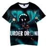 Murder Drones Anime Women Men's T-shirts Graphic Shirt Cartoon Printed O-Neck Oversized Short Sleeves Fashion Mens Clothing Streetwear
