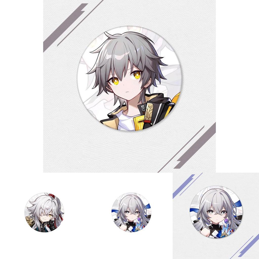 Honkai Star Rail Badge Collection Bailu, Bronya, March7th, Yanqing And More!
