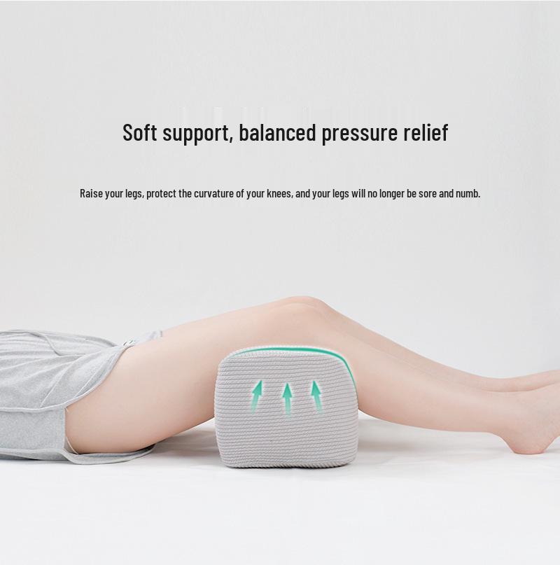 Memory Foam Leg Elevation Pillow: Foot, Knee, and Pregnancy Support for Bed.