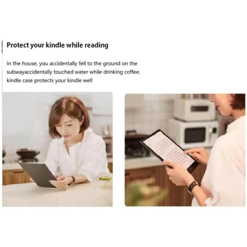 For Amazon Kindle Paperwhite 3 (2015)/2 (2015)/(2015) Clear Case Four Corner Anti-Drop Tablet TPU Cover