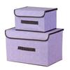 Fabric Clothes Storage Bins with Lid Multipurpose Dustproof Clothes Storage Case