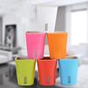 1 Pcs Random Color Creative Self-watering Flower Cup Desktop Self-Watering Flower Pot Planters Accessories Supplies Home Decor