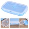 800ml Silicone Collapsible Portable Lunchbox Bowl Folding Food Storage Container Green