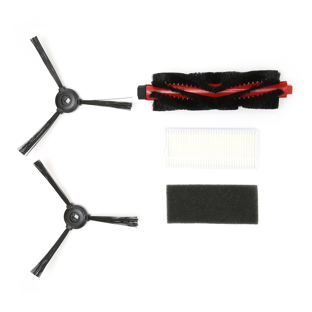 Main Brush Side Brush Filter Replacement Set Fit for Lefant M200/M201/M520M/M571/T700 Sweeper Parts