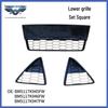 Grilă Inferioară Europeană Ford Focus MK3 Placă Triunghiulară Tip Fagure