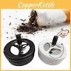Press Rotate The Metal Ashtray Soot Storage Box Small Household Cleaning Tools
