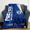 Chelsea Fc Football Player Customize Your Name Blanket Cozy Personalized Blanket Comfortable Great for Bed Office Chair Nap Chair Ideal for All Season