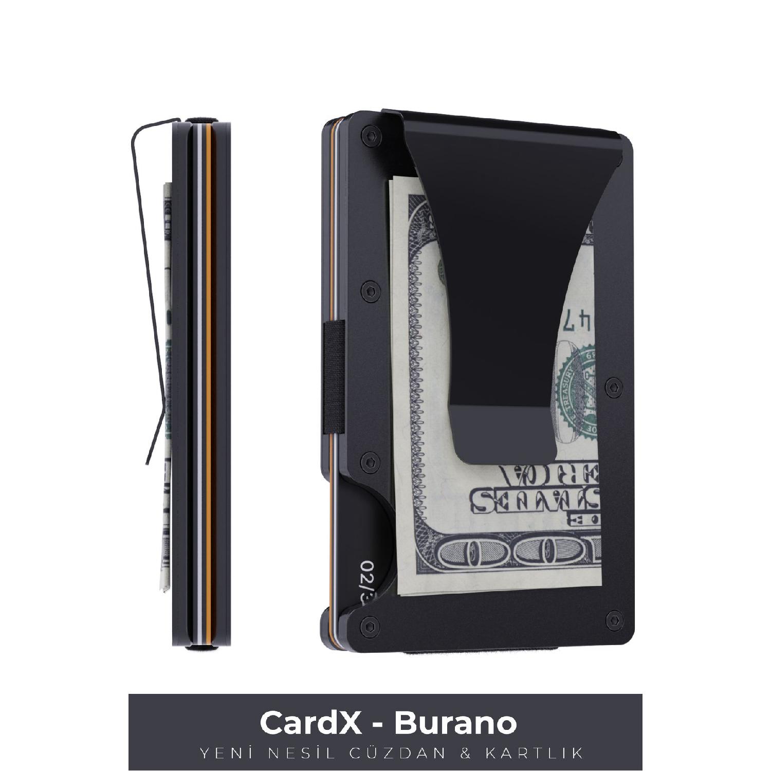 

Cardx - Burano Clips - кошелек нового поколения Standart чёрный