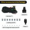2pcs Car Fog Lights for Honda Fit Jazz 2014 2015 2016 2017 Daytime Running Lamp With Wires Switch Kit Car Accessories