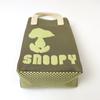 8586 SNOOPY Mini Tote Bag with Shoulder IP BR Silicone Handle Peanuts9E [Rootote] (01 Beige)