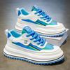Fashion Spring 2025 Fashion Trend Thick Soled Casual Sports Shoes for Men Mesh Breathable Comfortable Versatile Low Top Chunky sneakers