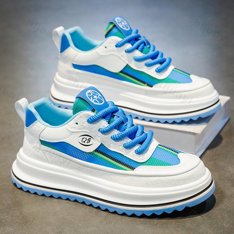 Fashion Spring 2025 Fashion Trend Thick Soled Casual Sports Shoes for Men Mesh Breathable Comfortable Versatile Low Top Chunky sneakers