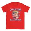 T-shirts Drôles Cappuccina Ballerine Danseur Cappuccino Café Femmes T-shirt Harajuku Été T-shirts vêtements vintage gothique